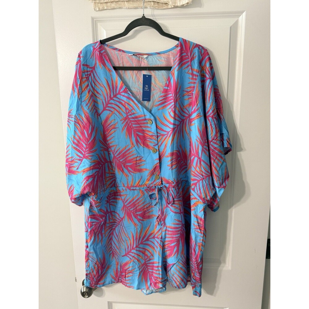 Vivid Palms Tropical Romper By Cupshe | XL | NEW With Tags